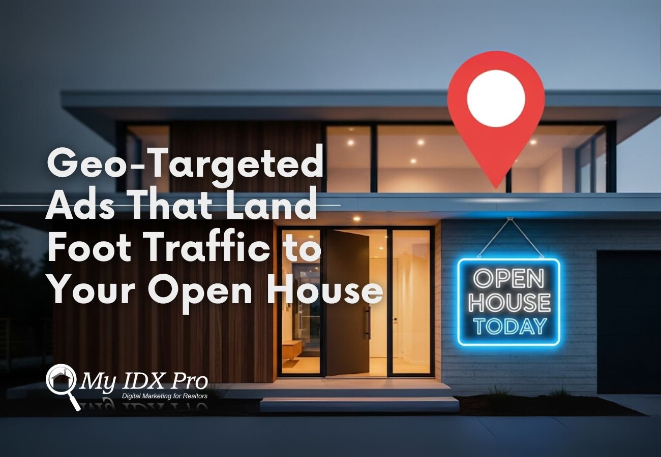Geo targeted ads that land foot traffic to your open house